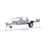 Remorque plateau PL30618435002 - PTAC 3500 kg (306x184)  - SARIS – Image 3