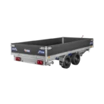 Remorque Tribenne avec pompe électrique 406 x 204 cm - PTAC 3500 kg - Saris